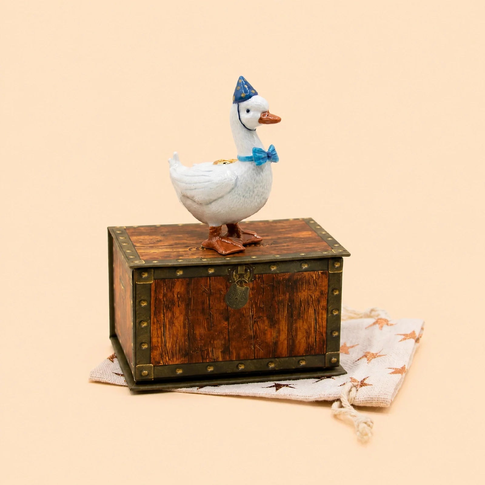 camp hollow blue goose cake topper / candle holder (pre order)