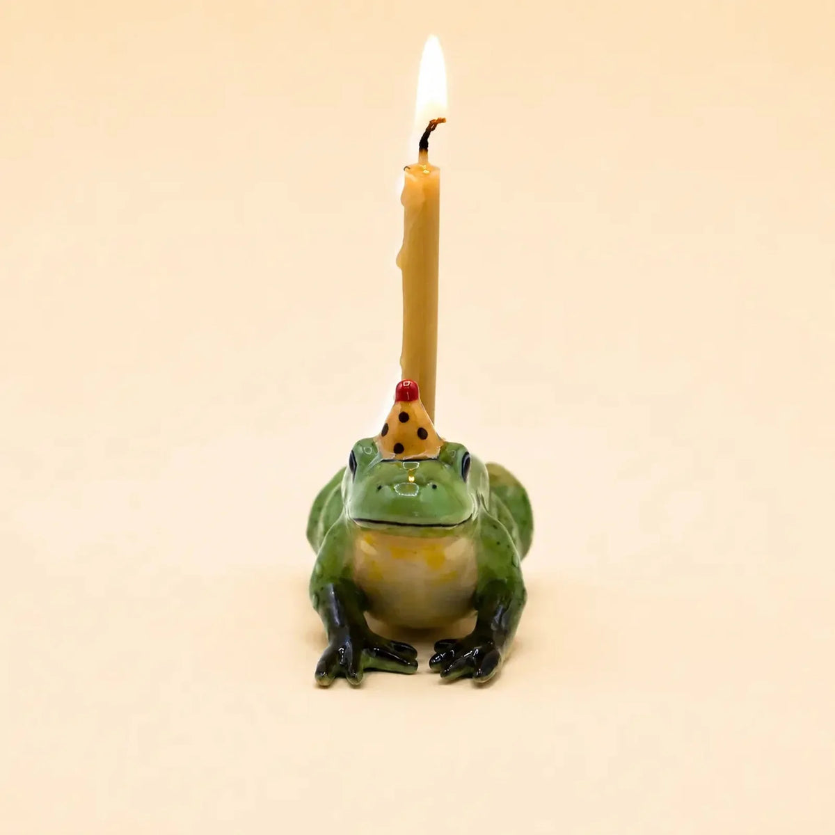 camp hollow frog cake topper / candle holder (pre order)