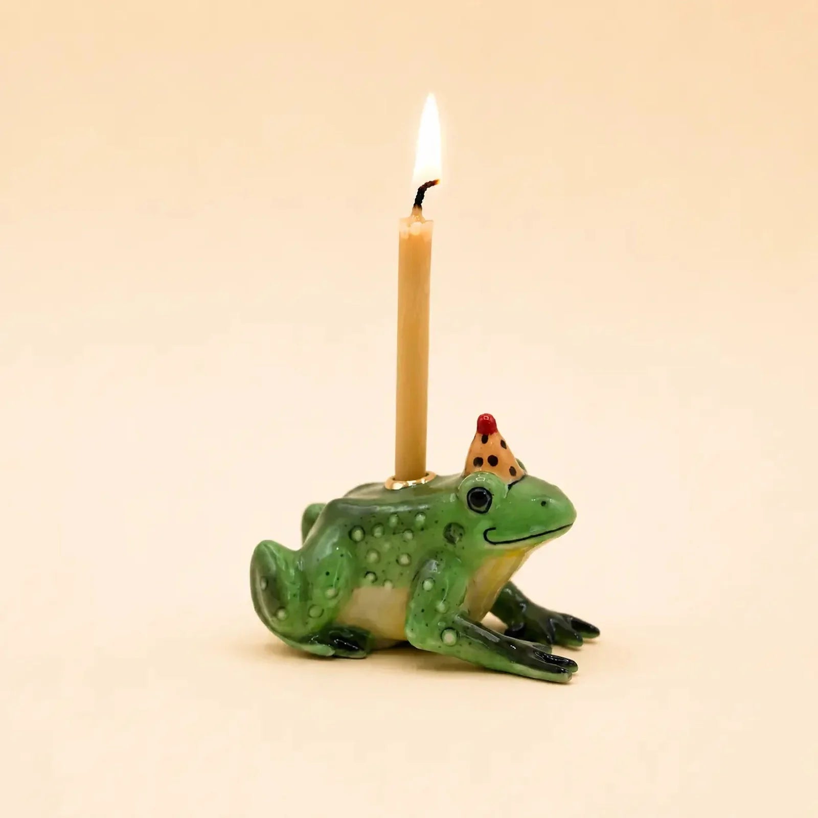 camp hollow frog cake topper / candle holder (pre order)
