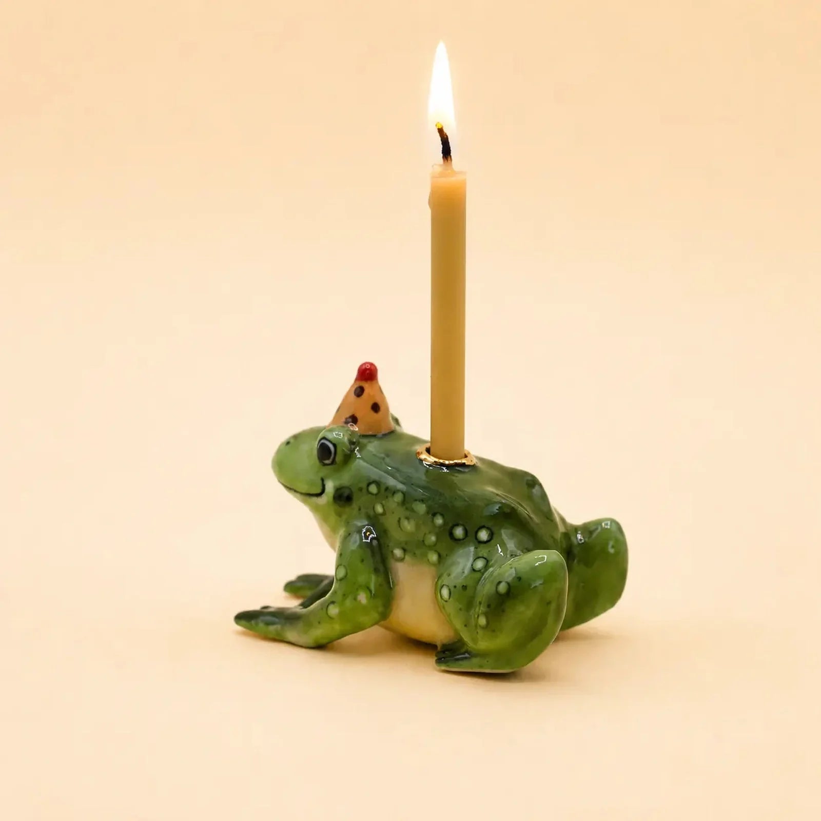camp hollow frog cake topper / candle holder (pre order)