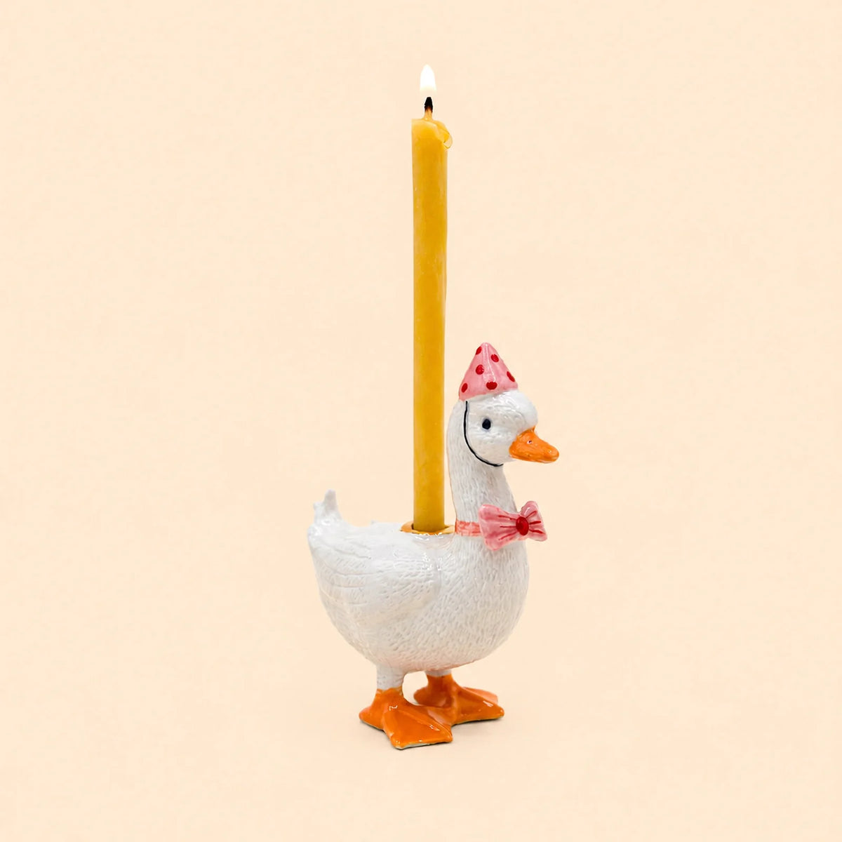 camp hollow pink goose cake topper / candle holder (pre order)