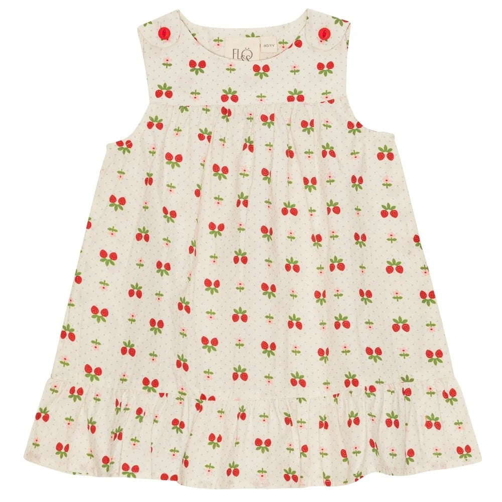 flöss sofia jumper dress - soft white berry