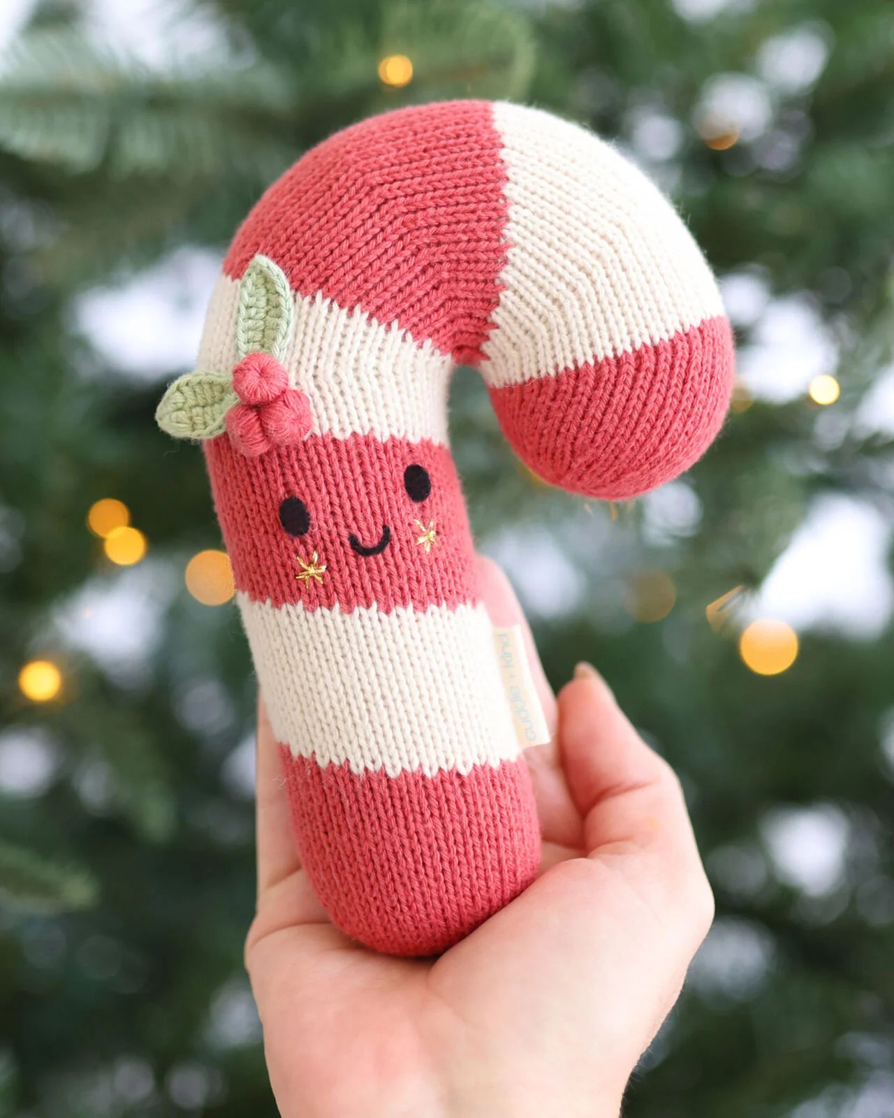 cuddle + kind baby candy cane - peppermint stripe