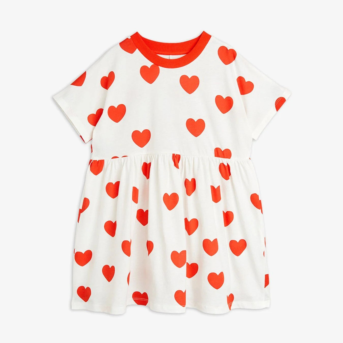 mini rodini hearts aop ss dress