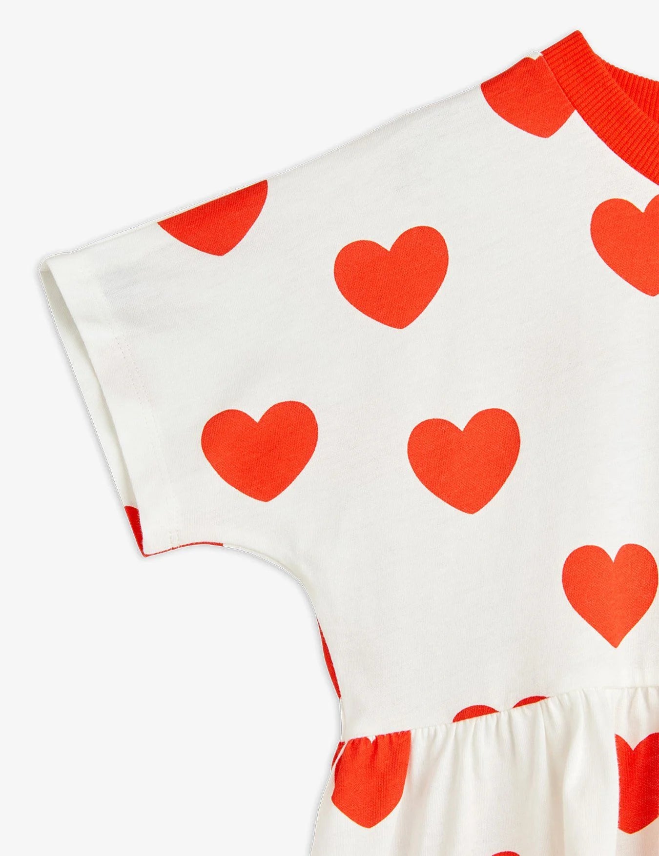 mini rodini hearts aop ss dress