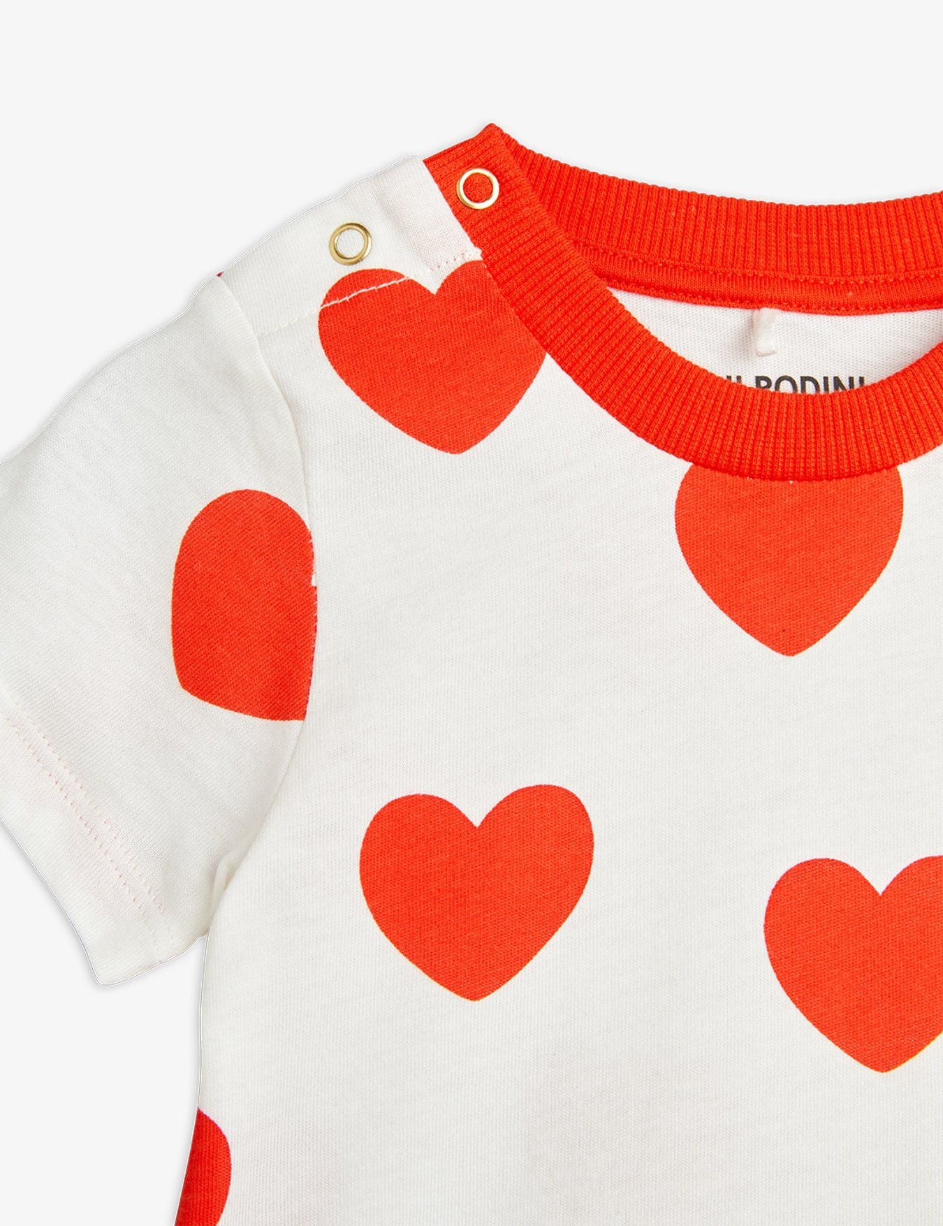 mini rodini hearts aop ss bodysuit