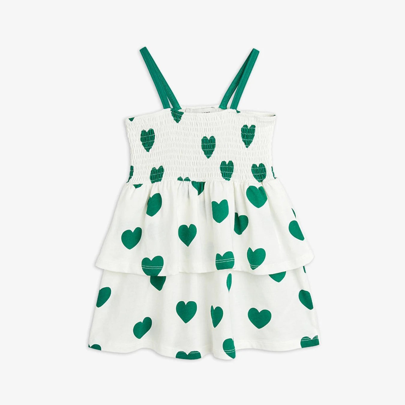 mini rodini hearts aop smock dress