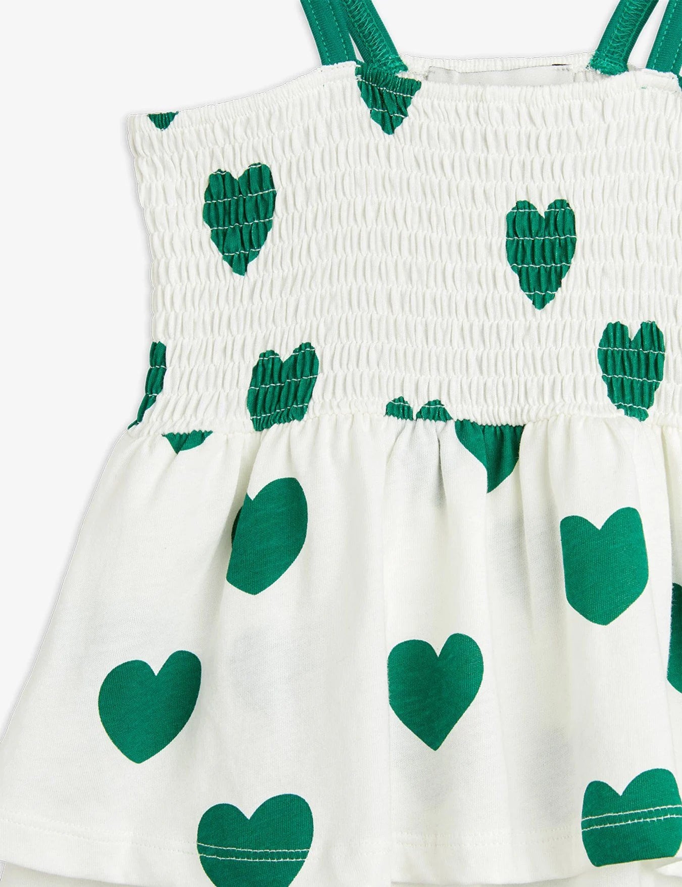 mini rodini hearts aop smock dress