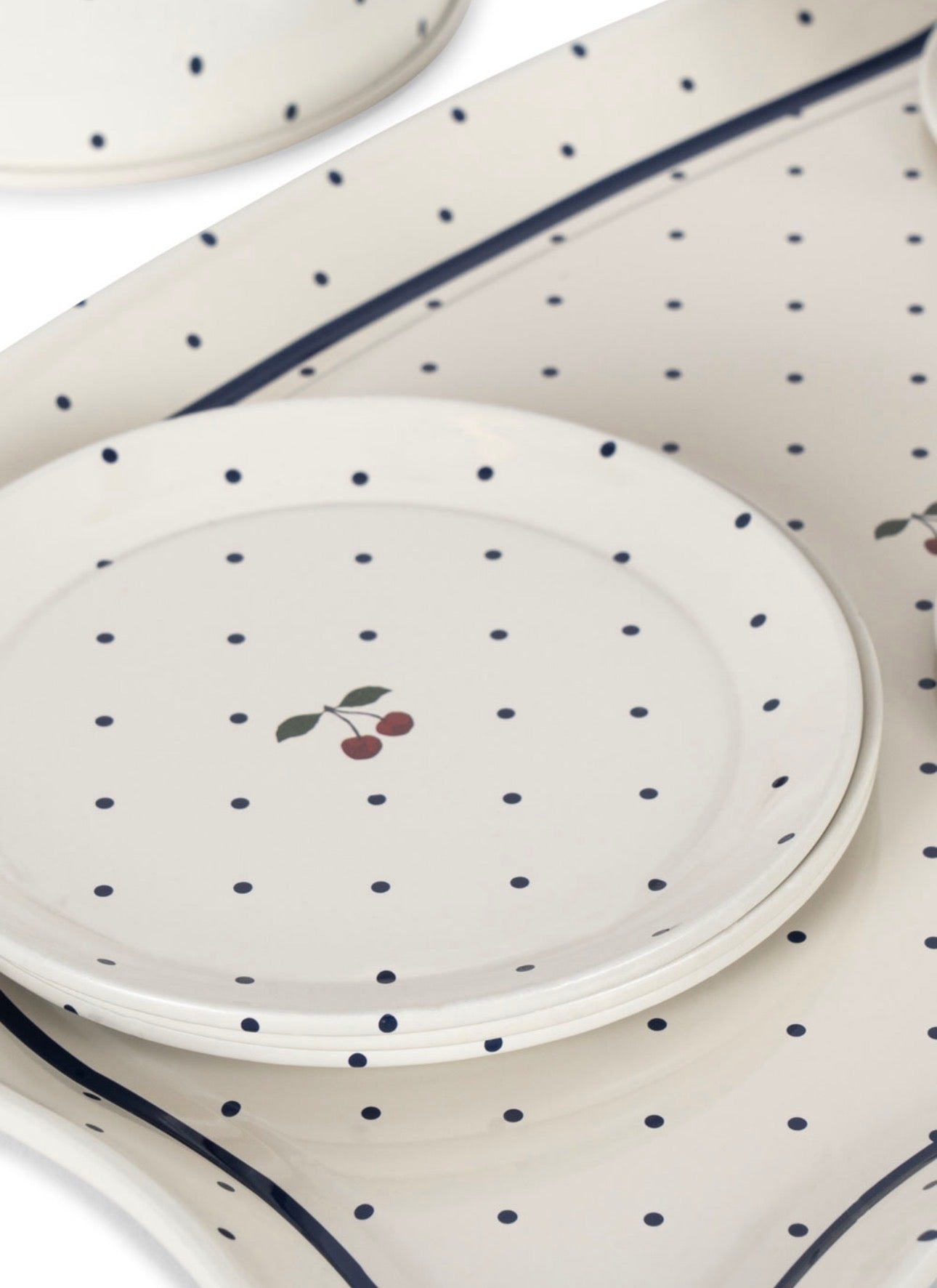 konges slojd tea party set - blue dot