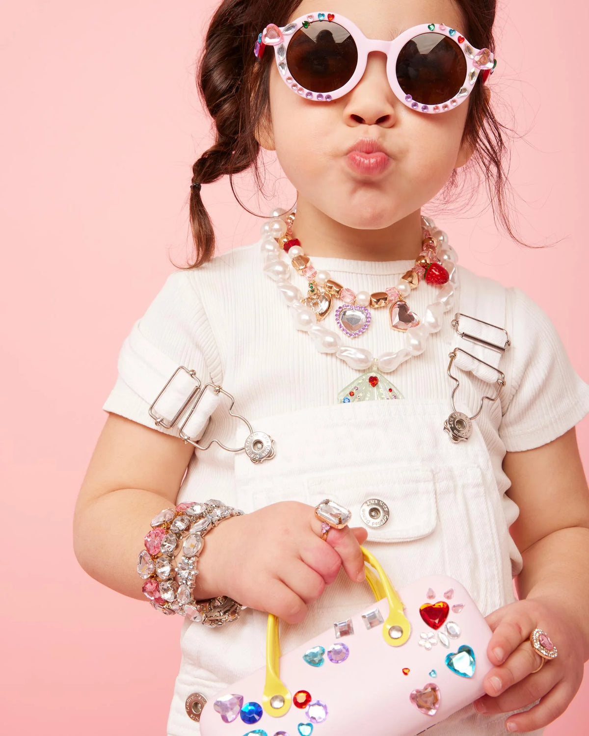 super smalls sparkle and shine gemify sunglasses & case