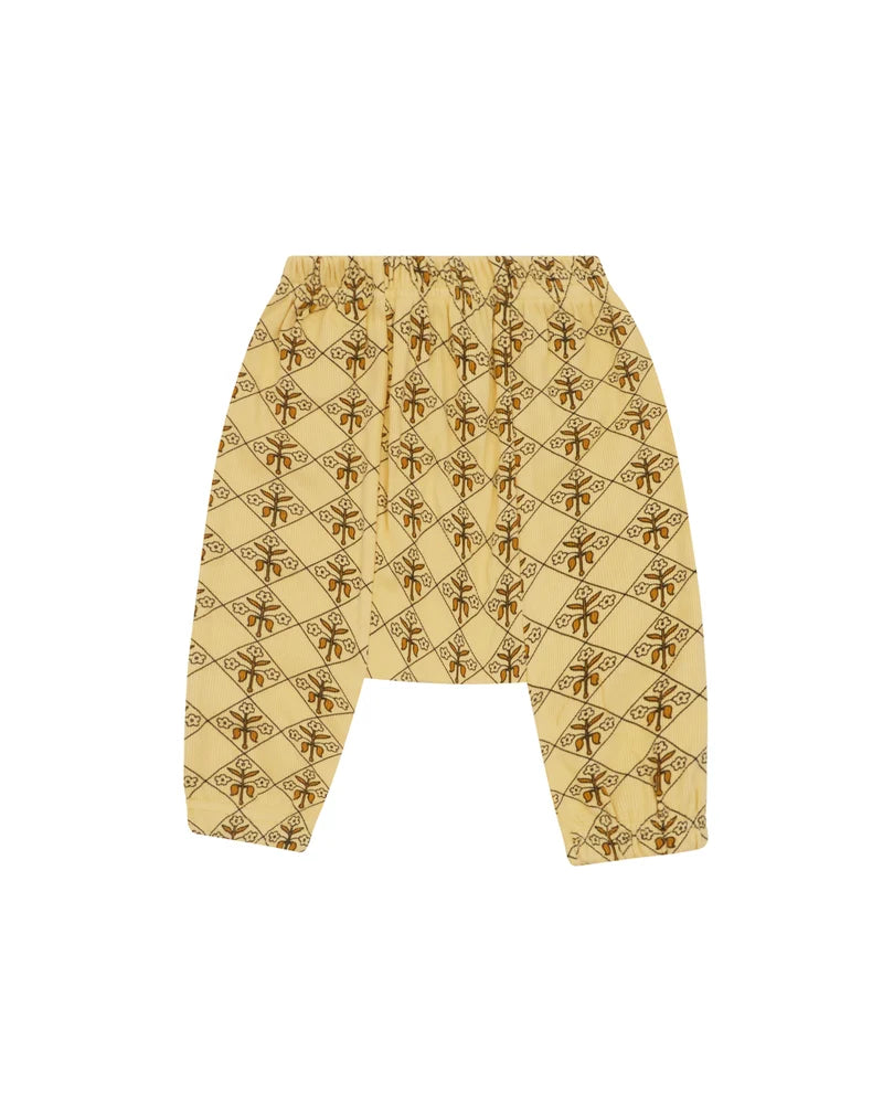 summer and storm baby harem pant - vintage yellow floral (pre order)