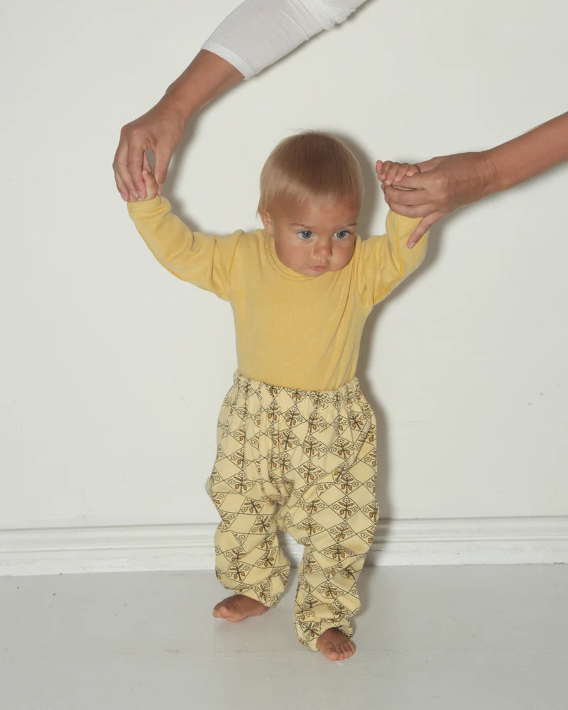 summer and storm baby harem pant - vintage yellow floral (pre order)