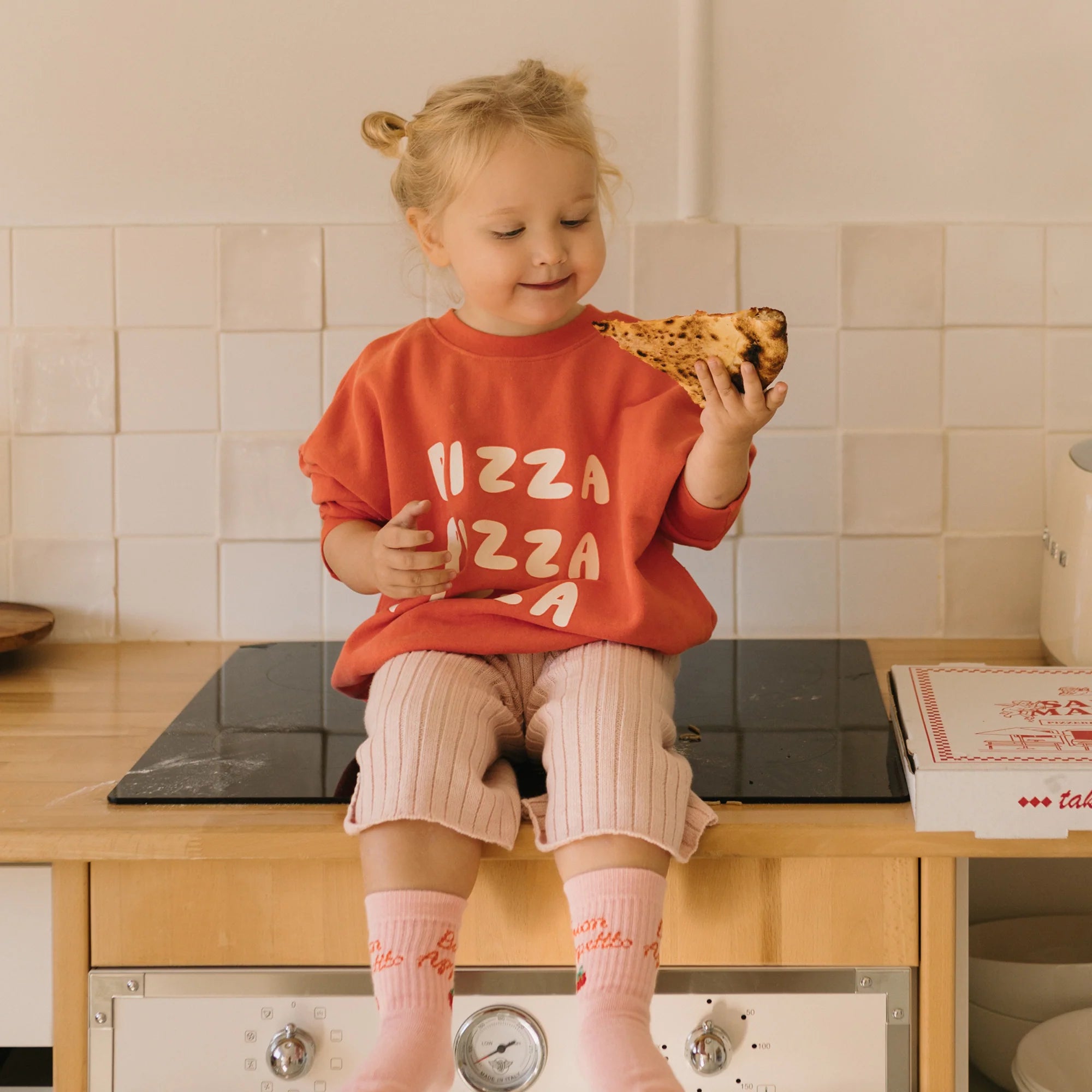 golden children pizza sweater - napoli