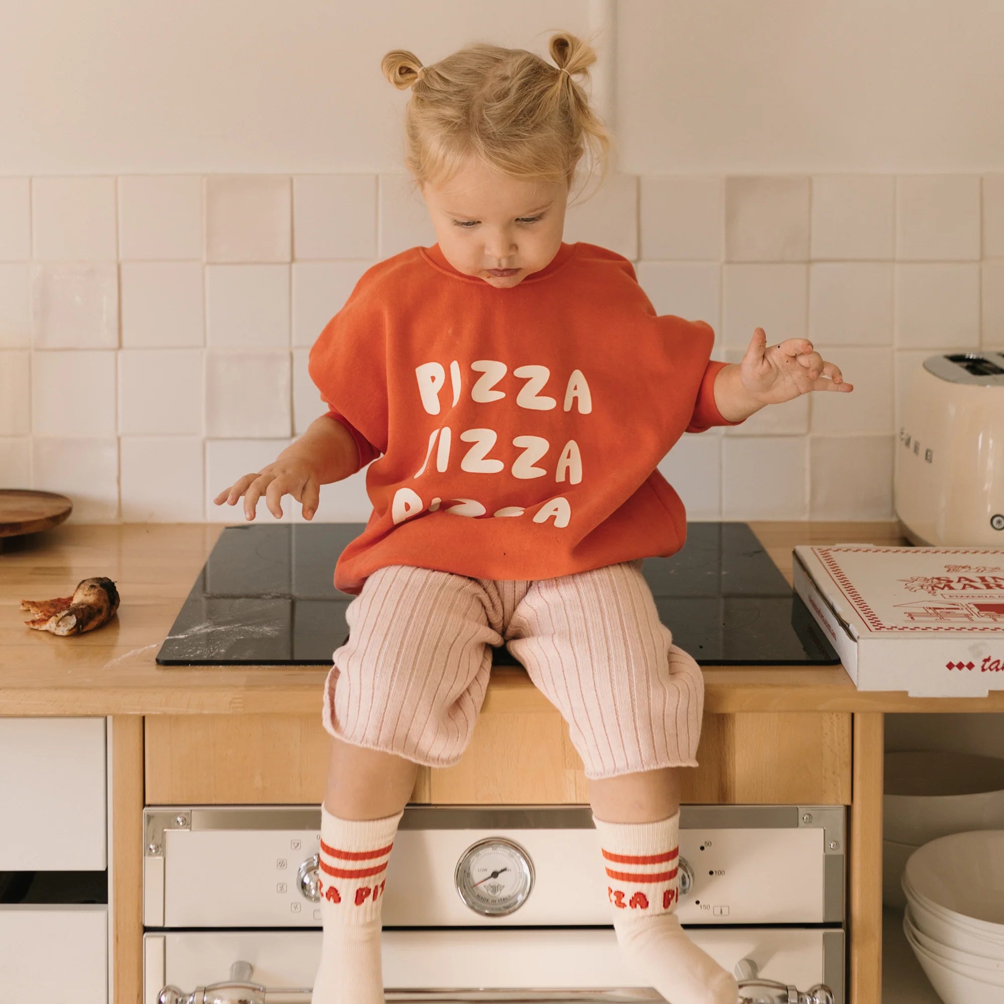 golden children pizza sweater - napoli