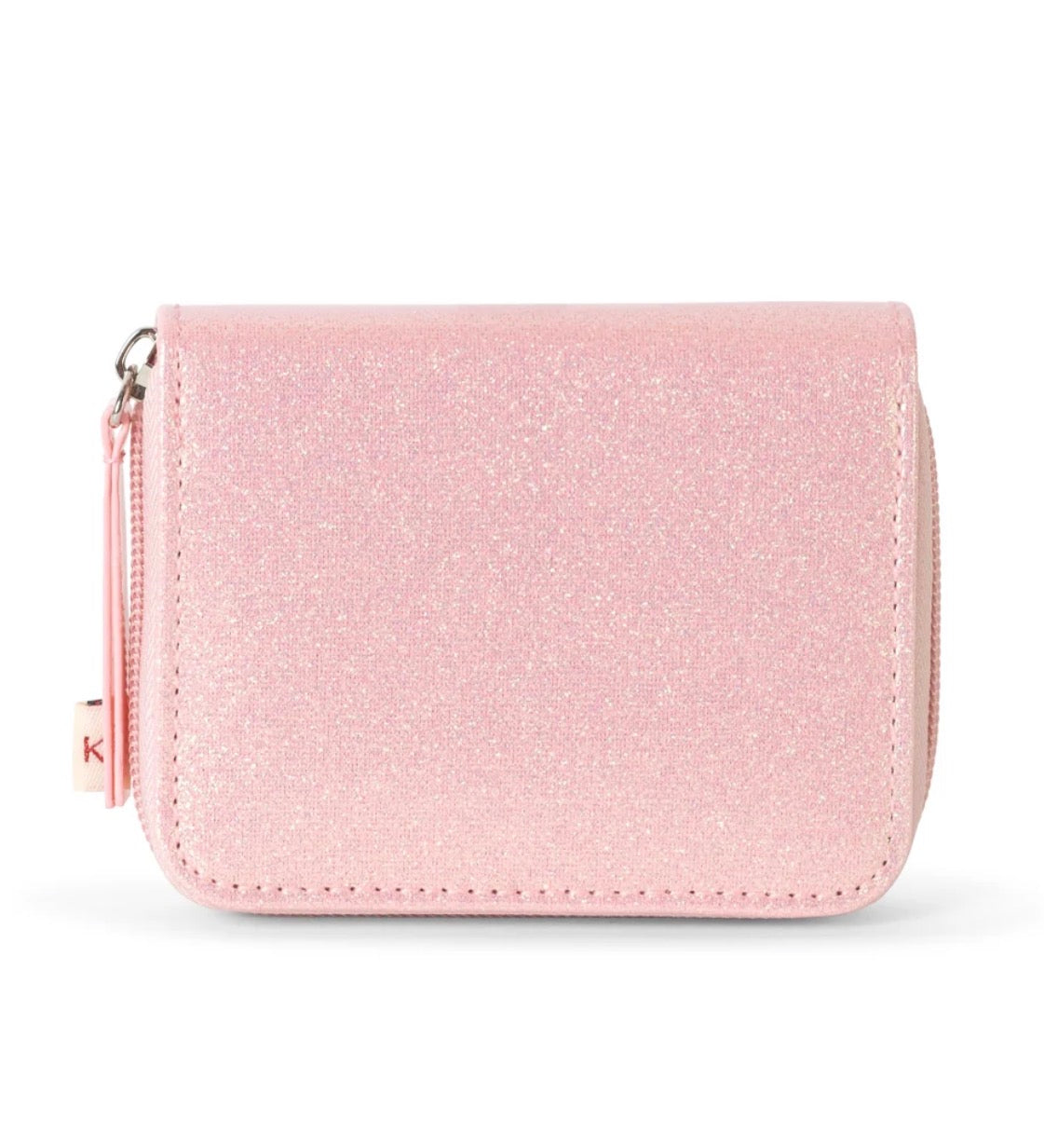 konges slojd cat wallet - cerise glitter pink (pre order)