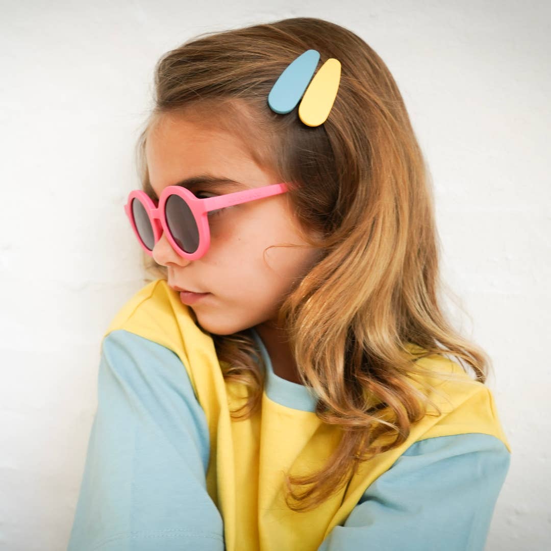grech & co original round flexible polarized sunglasses - bubblegum