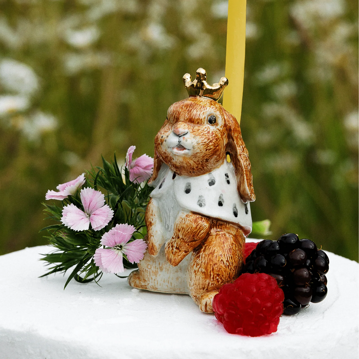 camp hollow highness hare cake topper / candle holder (pre order)