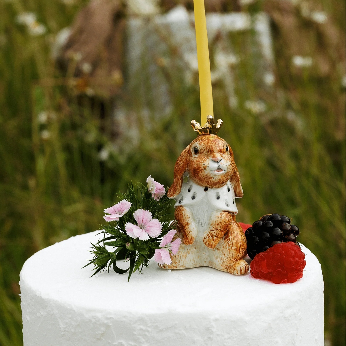 camp hollow highness hare cake topper / candle holder (pre order)