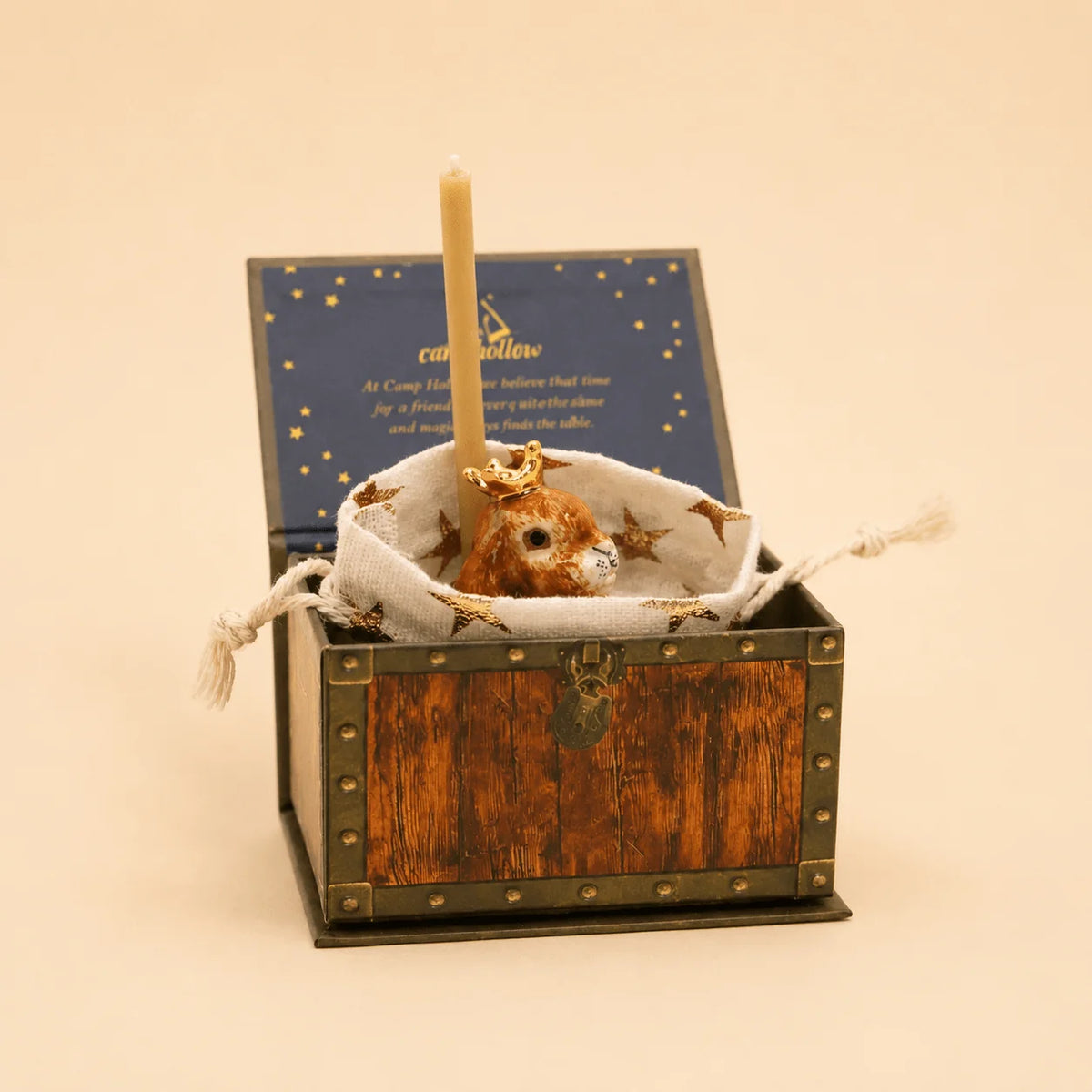 camp hollow highness hare cake topper / candle holder (pre order)