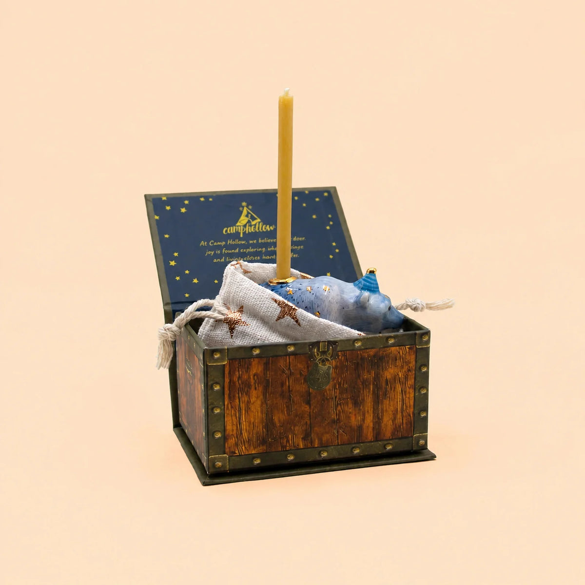 camp hollow mother galaxy bear cake topper / candle holder (pre order)
