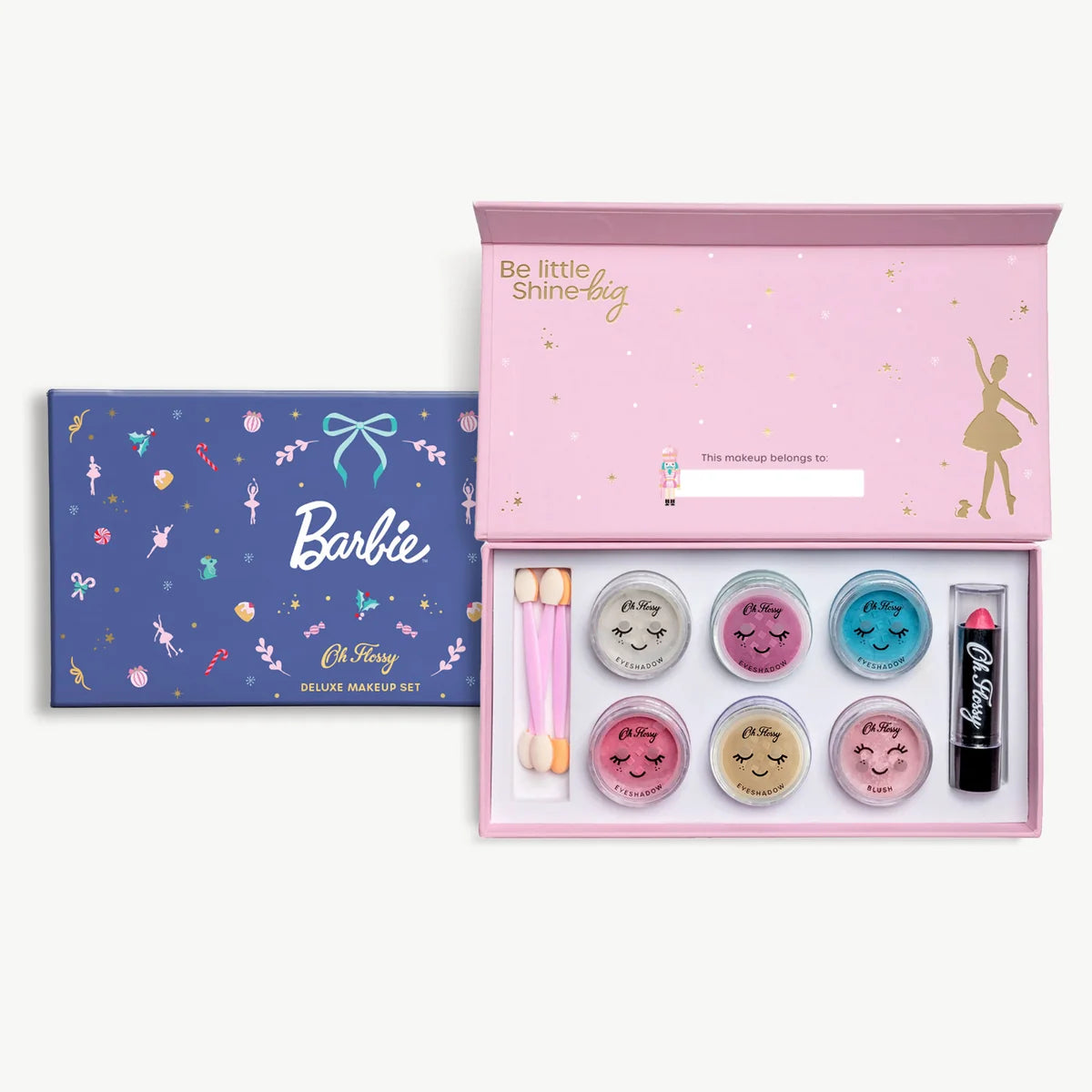 oh flossy x barbie in the nutcracker deluxe makeup set
