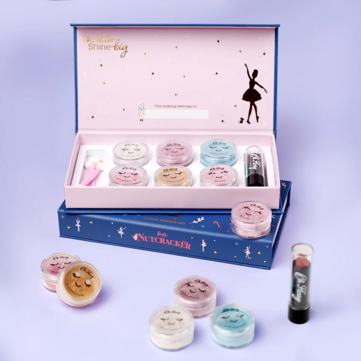 oh flossy x barbie in the nutcracker deluxe makeup set