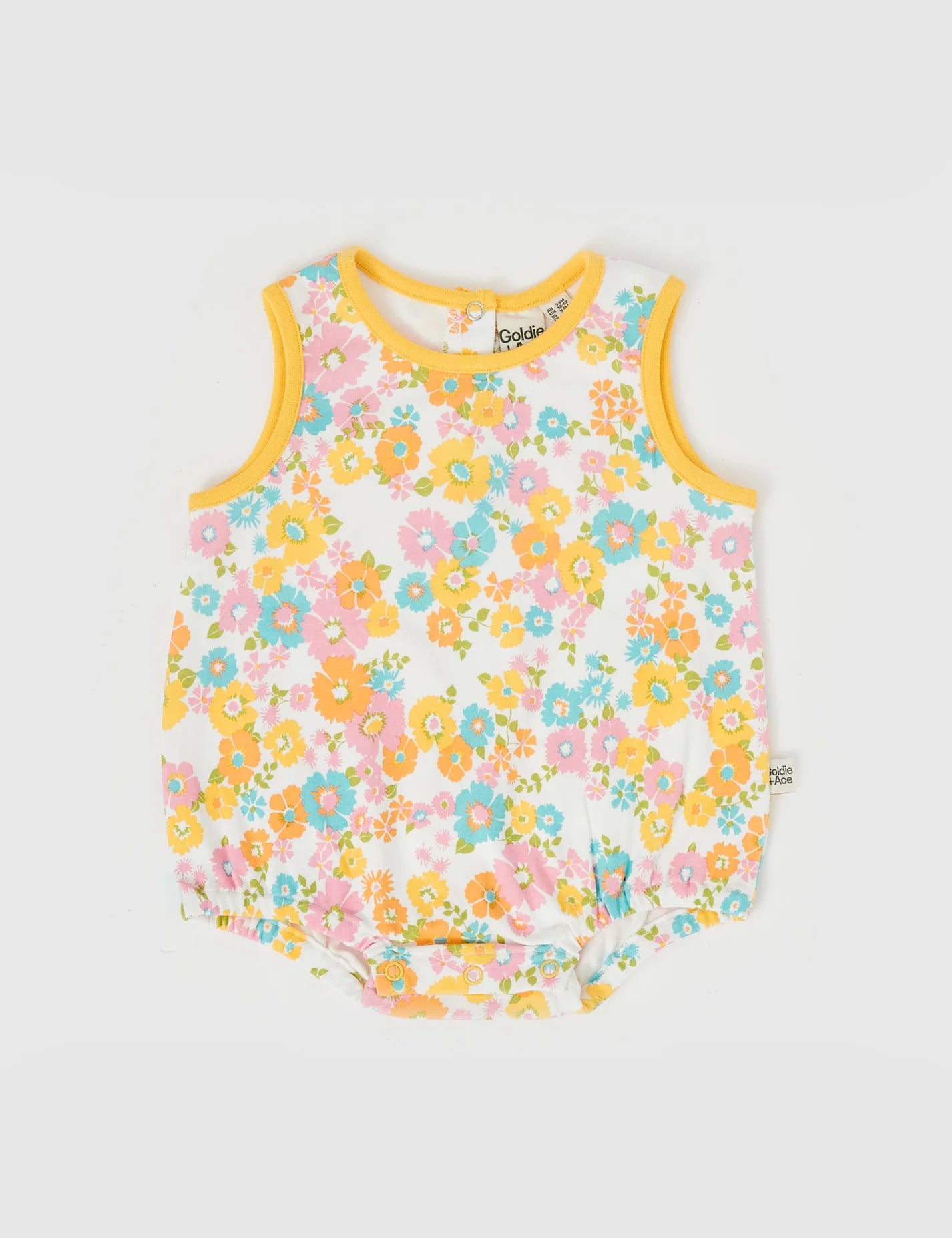 goldie + ace flower child bubble romper