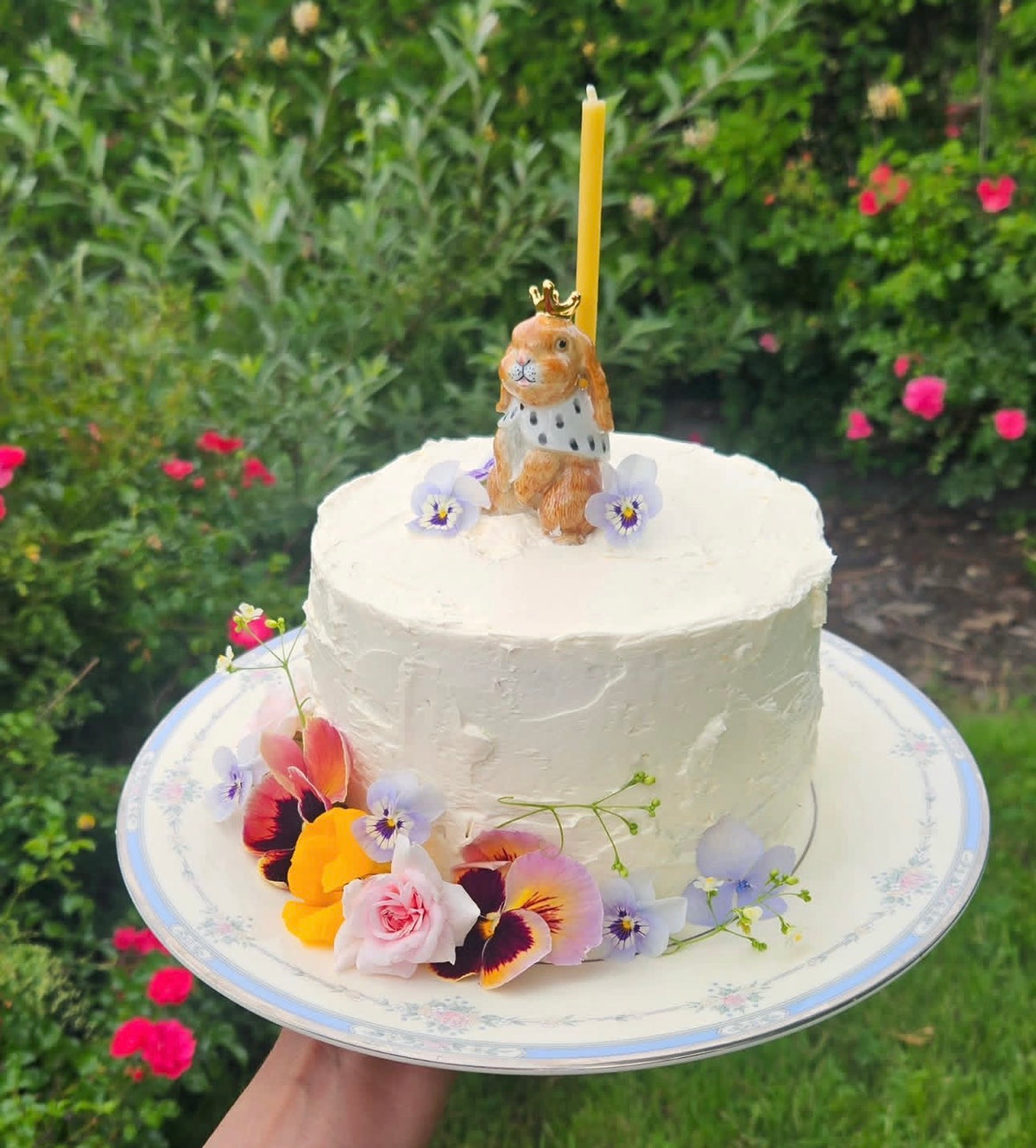 camp hollow highness hare cake topper / candle holder (pre order)