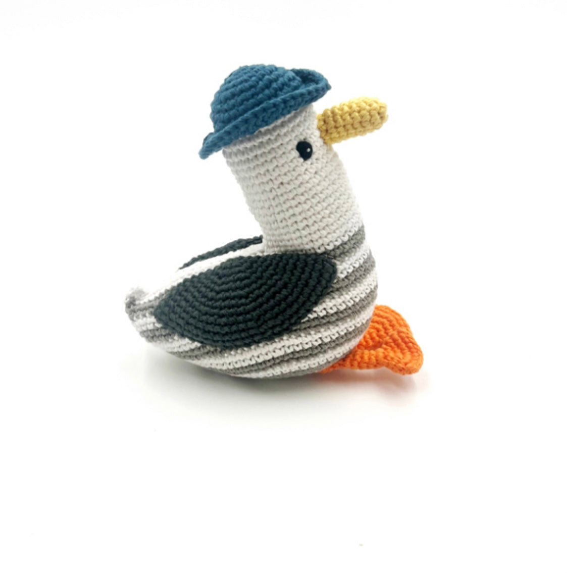pebble child seagull rattle