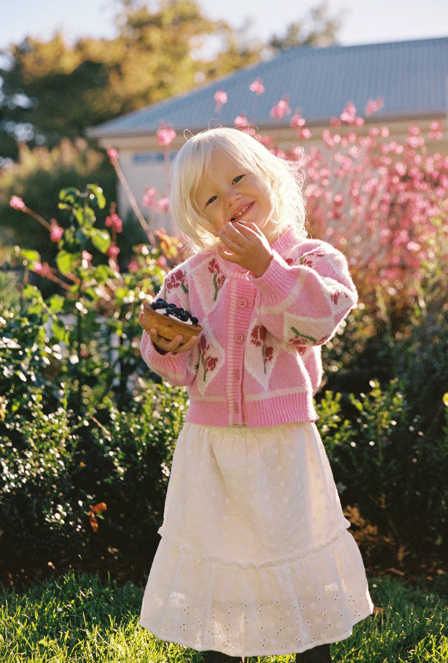 juni jnr rosie knit cardigan