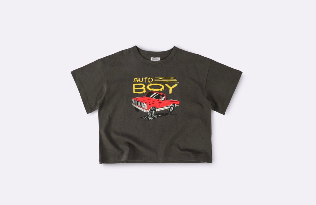 bbobbie auto boy tee - washed black
