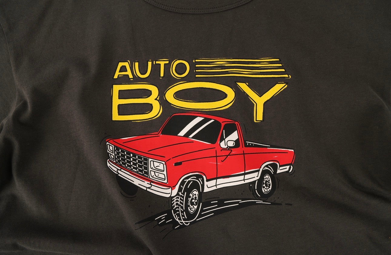 bbobbie auto boy tee - washed black