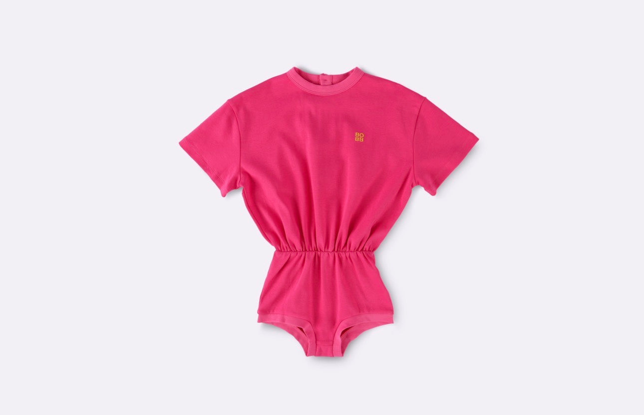 bbobbie pop playsuit in pink