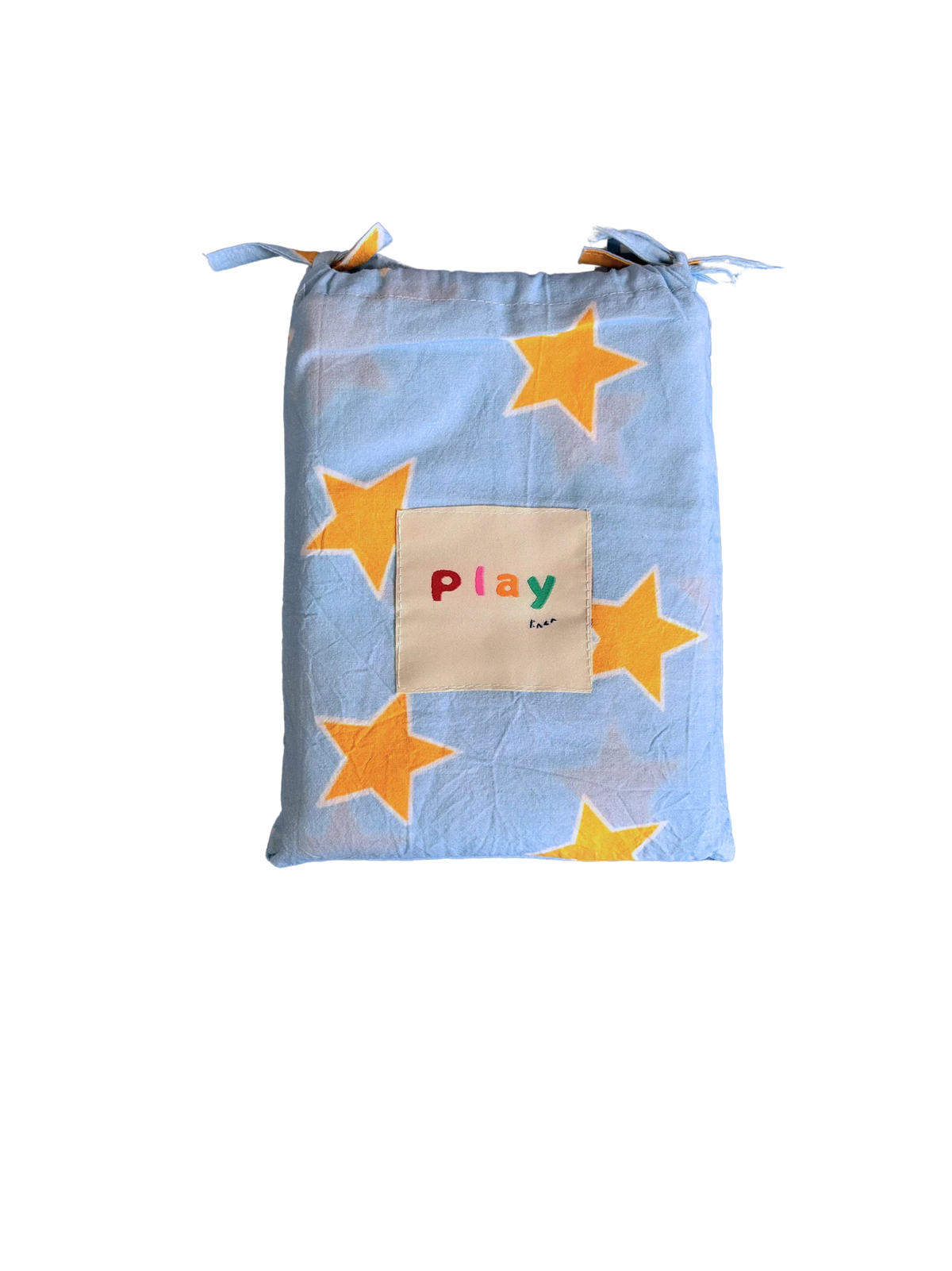 play linen 'grow with me' swaddle wrap - star gazer stars (pre order)