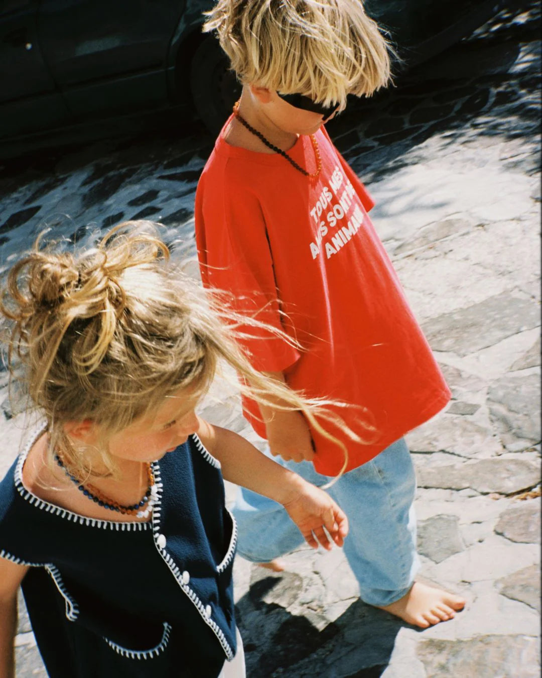 ziggy zaza all my friends are animals tee - chilli - pre order