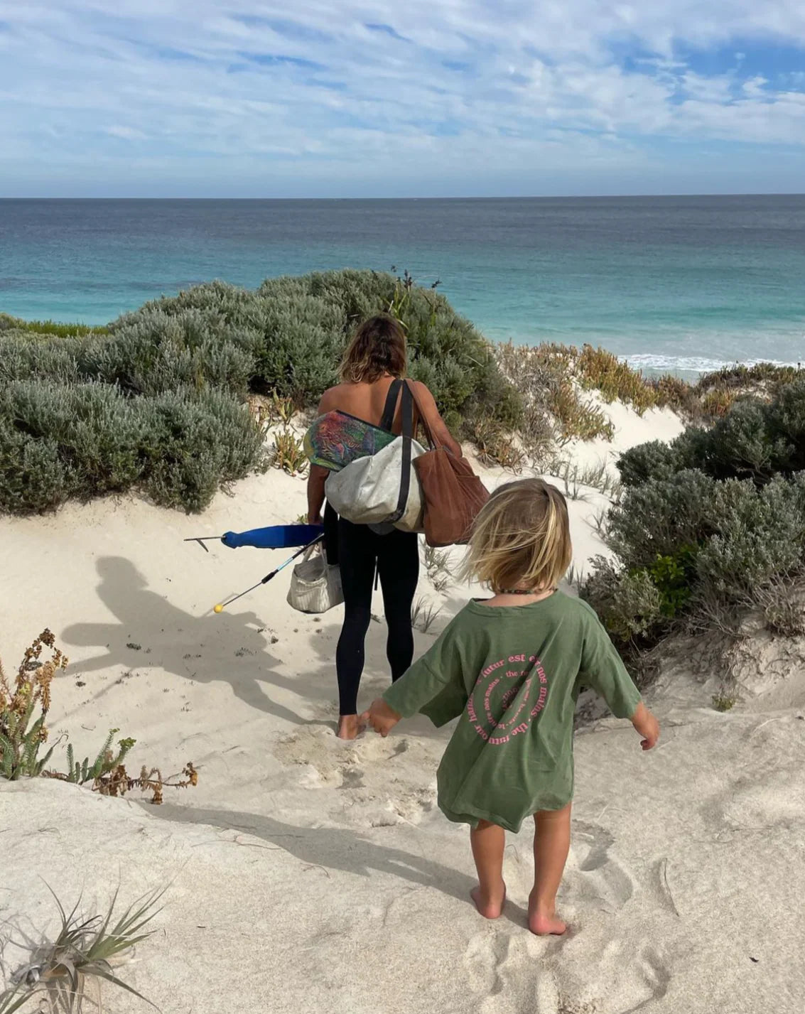 ziggy zaza love your mother tee - lizard - pre order