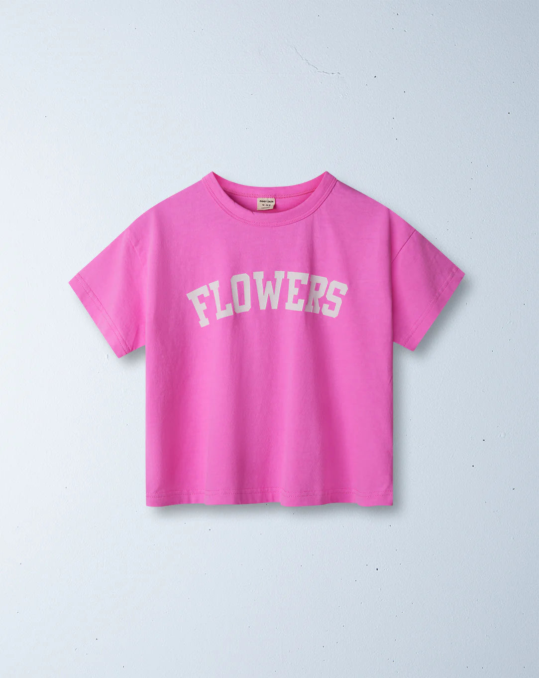 ziggy zaza flowers tee - pink pop - pre order