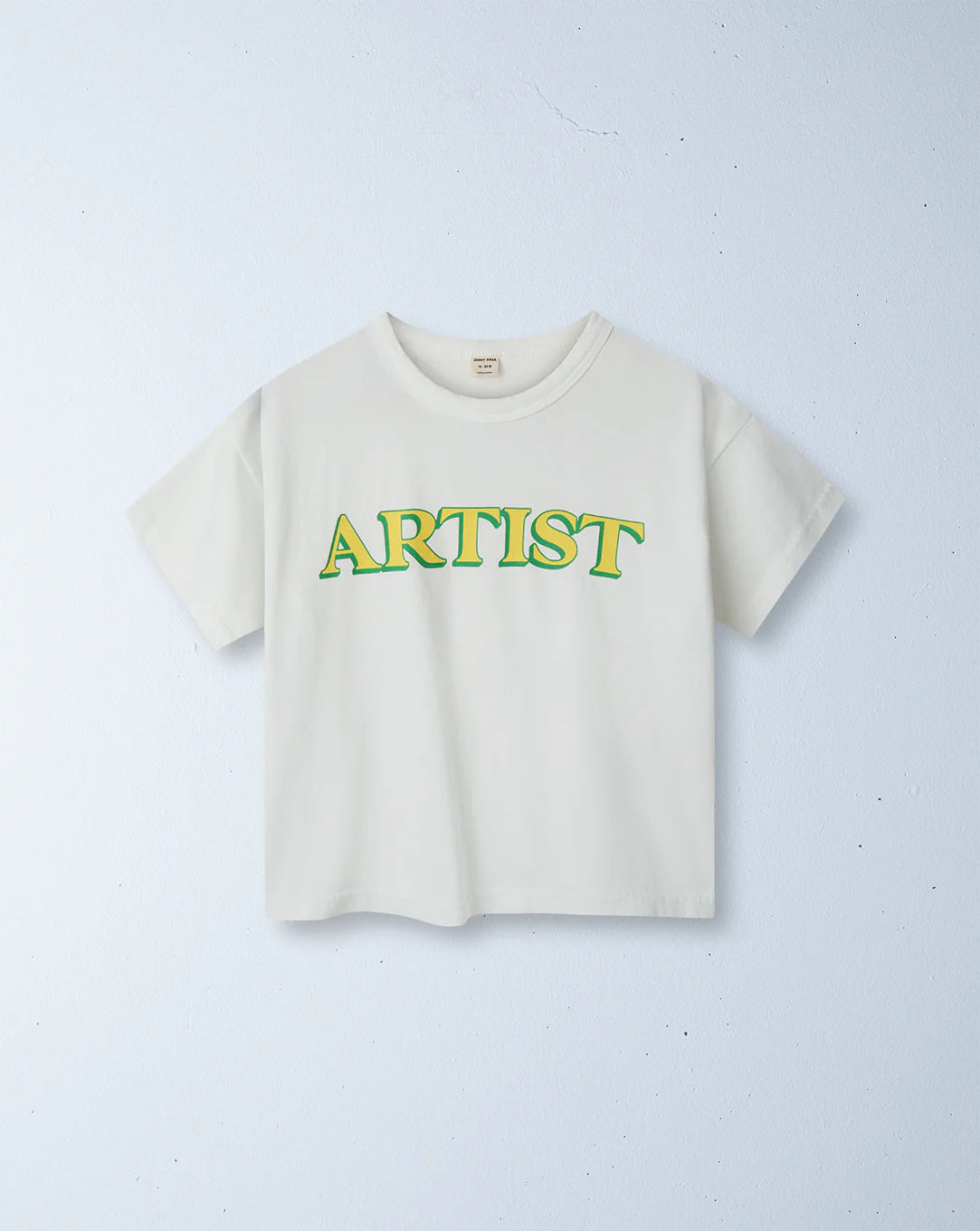 ziggy zaza artist tee - white + yellow - pre order