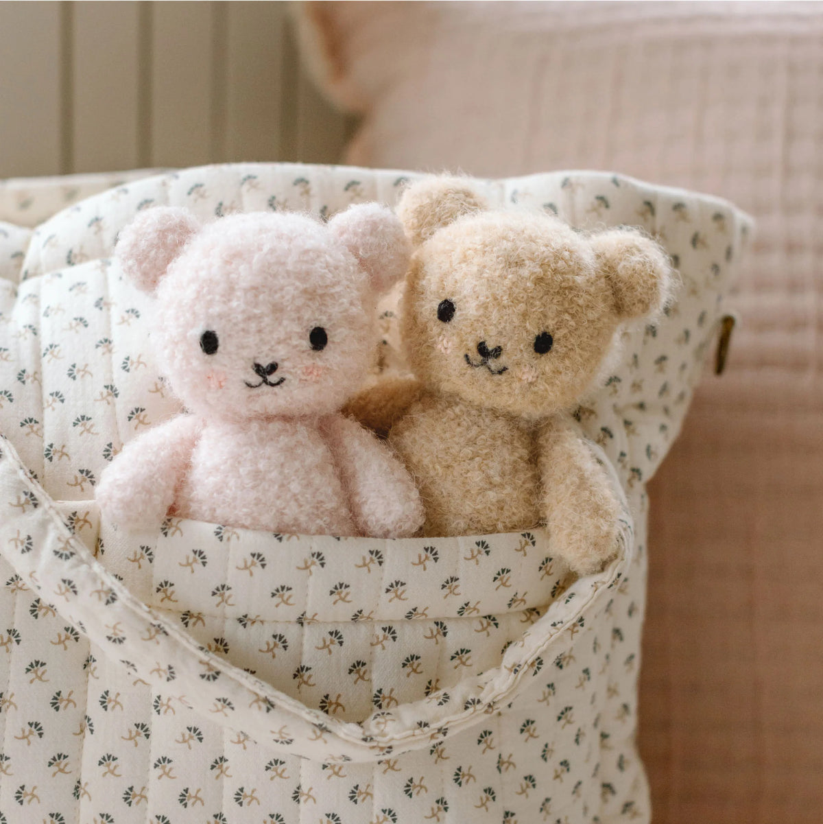 cuddle + kind baby bouclé bear - honey