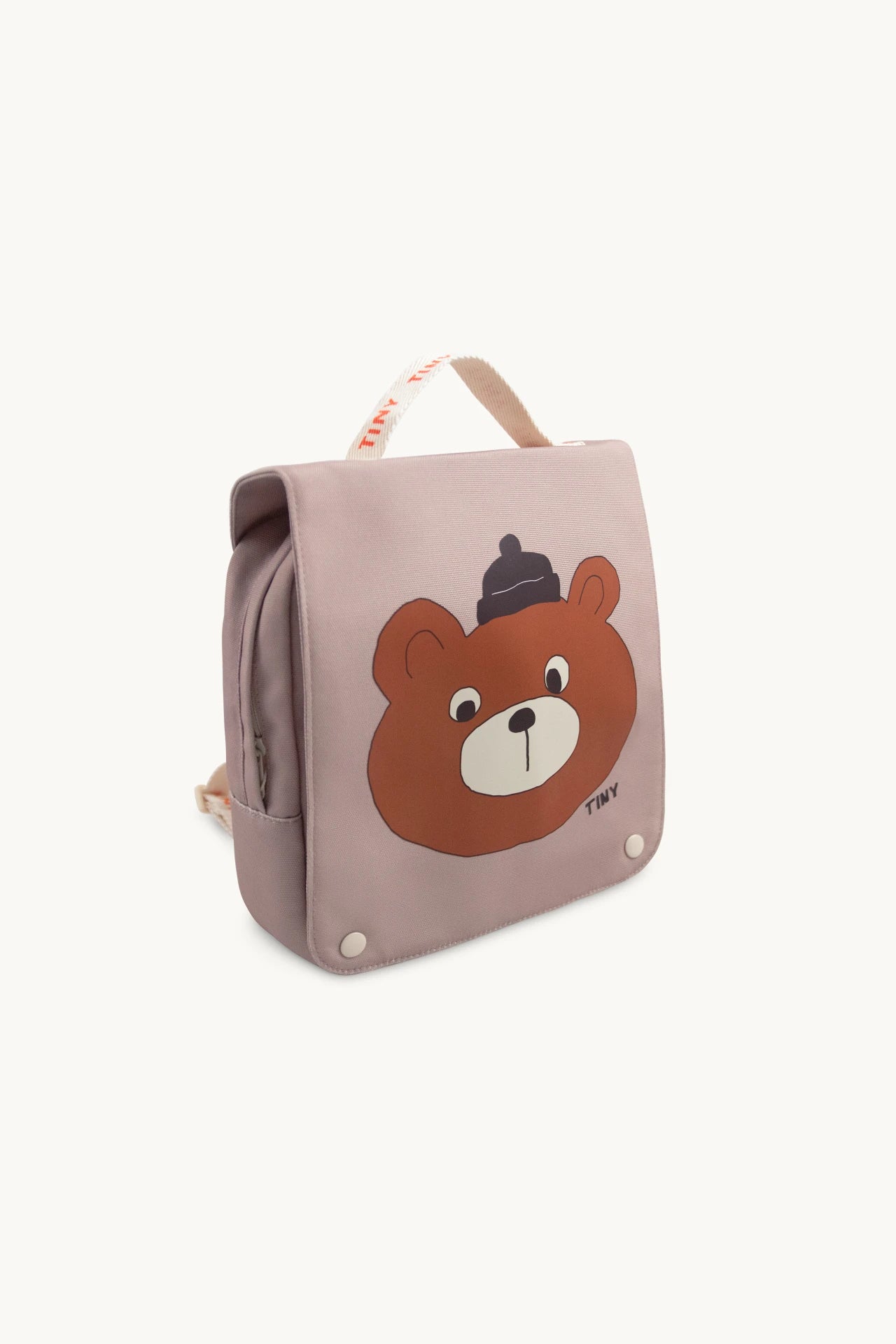 tiny cottons bear toddler backpack - taupe