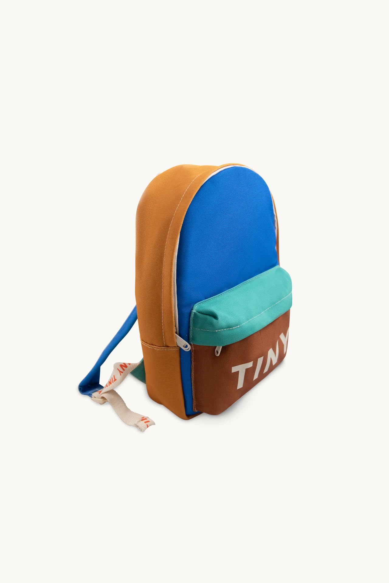 tiny cottons colour block backpack - blue / emerald