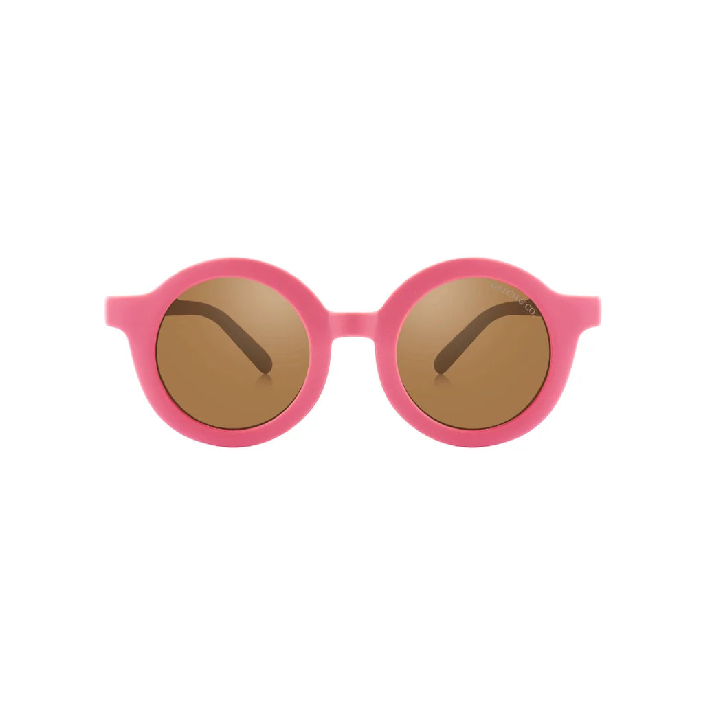 grech & co original round flexible polarized sunglasses - bubblegum