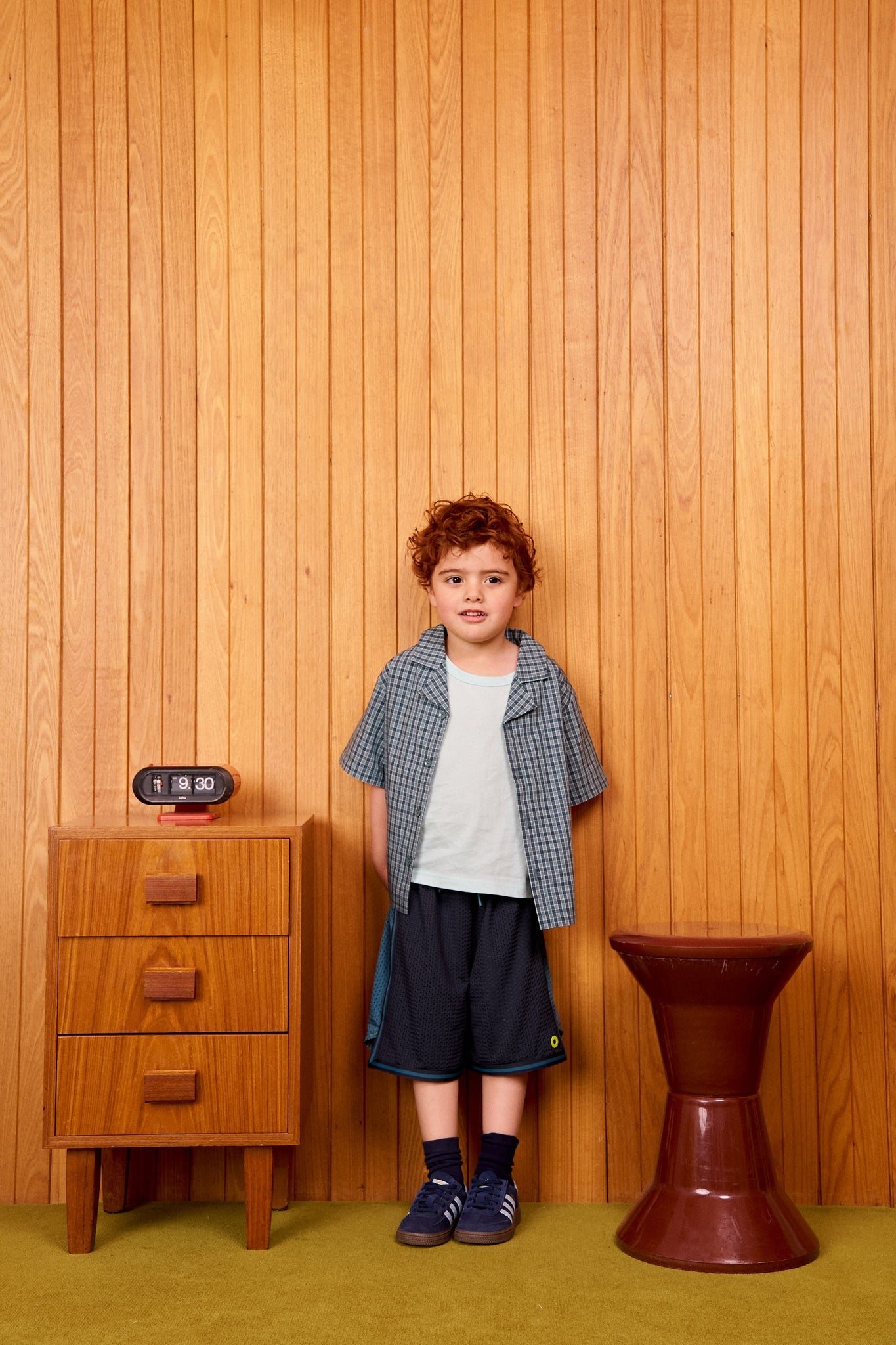 cubby frankie shirt - stormy check