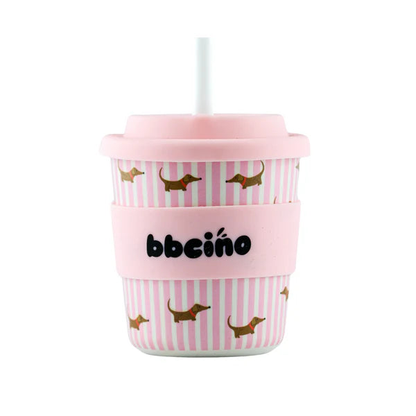 bbcino cup - dash in pink - 240ml