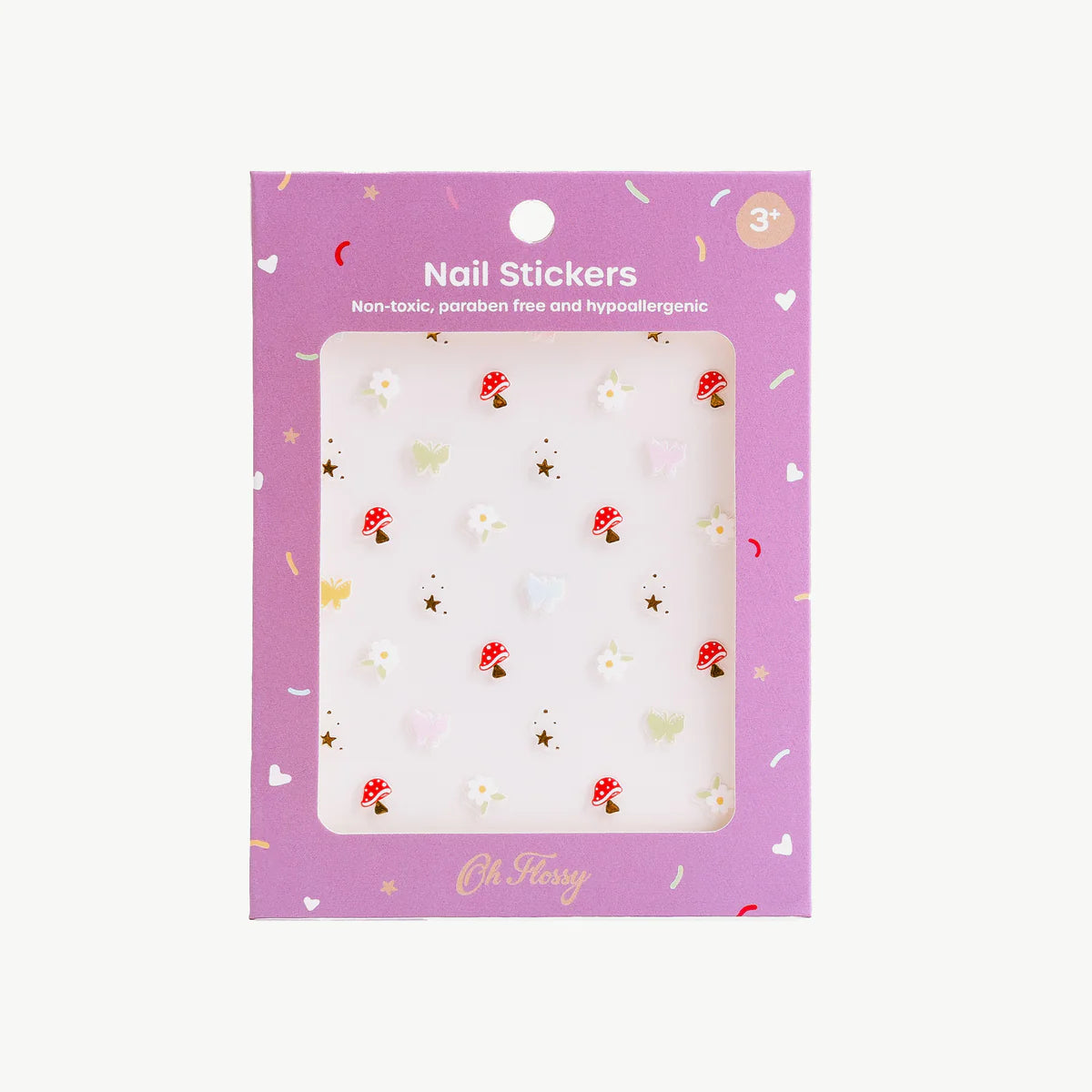 oh flossy nail stickers - magic garden