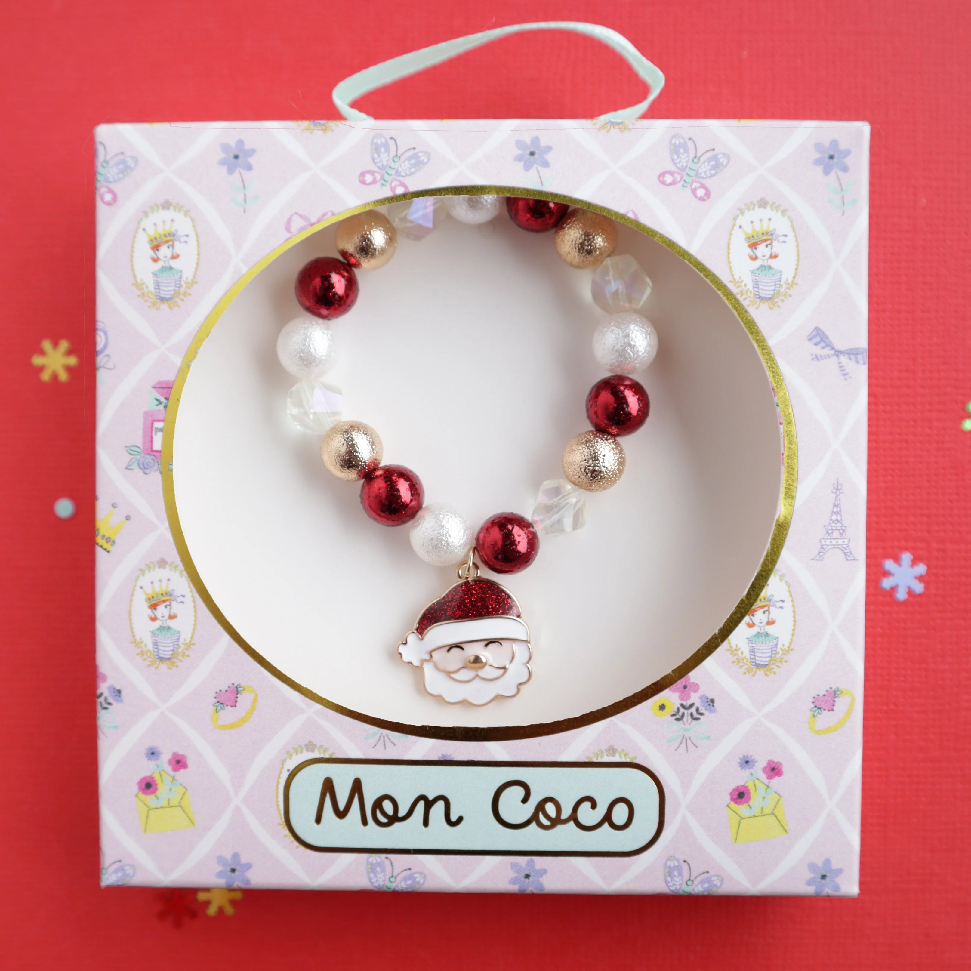 mon coco dear santa elastic bracelet