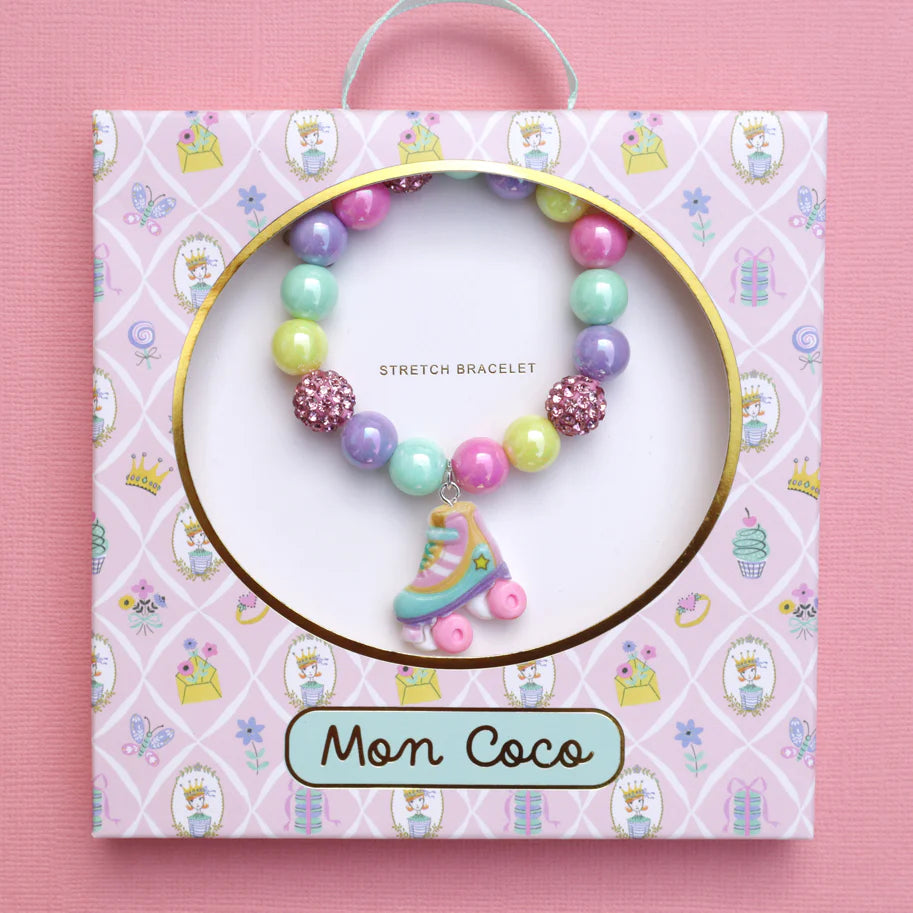 mon coco roller skate elastic bracelet