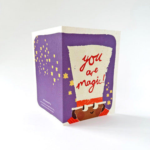 florence fry you are magic card - purple