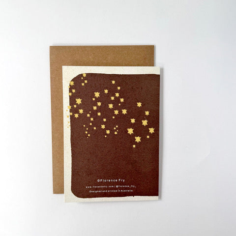 florence fry you are magic card - brown