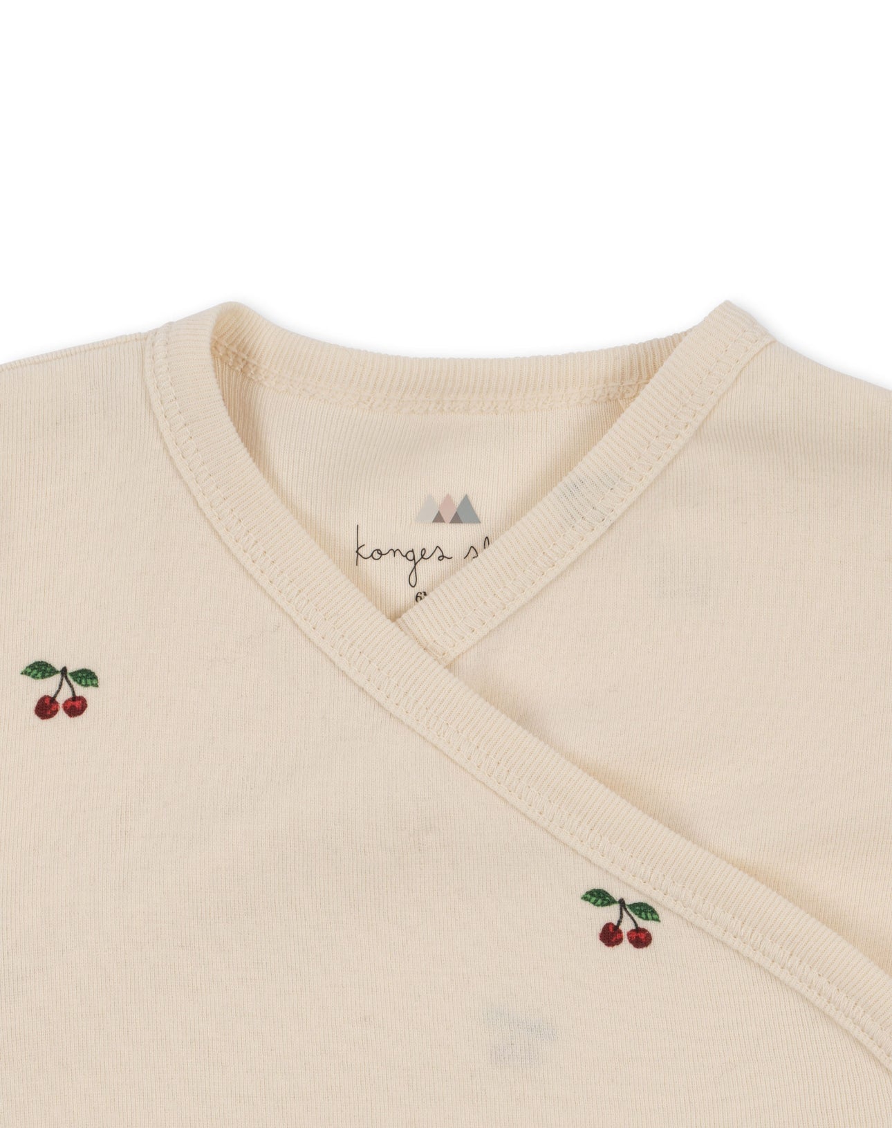 konges slojd newborn onesie gots - cherry